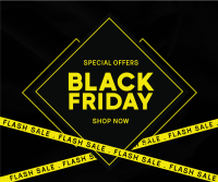 Black Friday Flash Sale Facebook Post