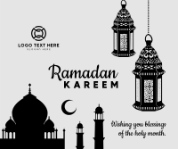 Ramadan Kareem Greetings Facebook Post