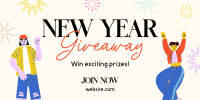 New Year's Giveaway Twitter Post