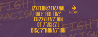 Stop Racial Discrimination Facebook Cover