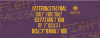 Stop Racial Discrimination Facebook Cover Image Preview