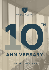 Corporate Company Anniversary Flyer