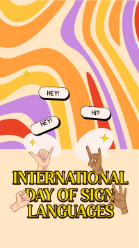 Sign Languages Day Celebration Instagram Reel