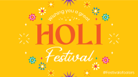 Holi Fest Burst Facebook Event Cover