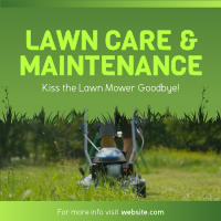 Lawn Care and Maintenance Instagram Post