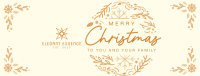 Christmas Ornament Greeting Facebook Cover Image Preview