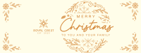 Christmas Ornament Greeting Facebook Cover Image Preview