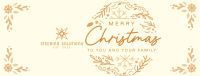 Christmas Ornament Greeting Facebook Cover Image Preview