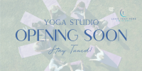 Yoga Studio Opening Twitter Post