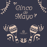 Playful Maracas Instagram Post Design