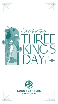 Modern Three Kings Day TikTok Video Design