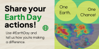 Earth Day Action Twitter Post