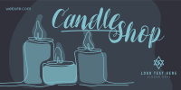 Line Candle Twitter Post