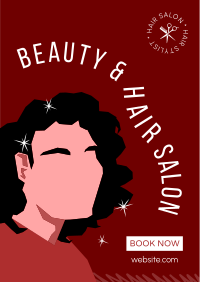 Hair Salon Minimalist Flyer