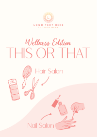 This or That Wellness Salon Flyer