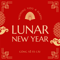 Lunar Year Tradition Instagram Post Design