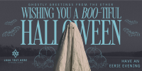 Modern Nostalgia Halloween Greeting Twitter Post