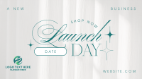 Sophisticated Launch Day Facebook Event Cover Design