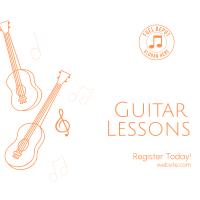 Guitar Lesson Registration Instagram Post Image Preview