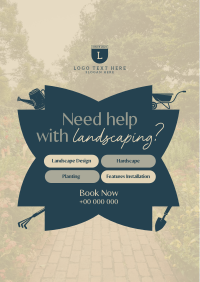 Landscaping Lawn Services Flyer Design