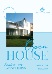 Open House Real Estate Poster