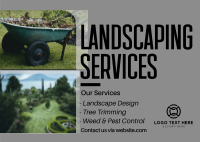 Landscape Design Postcard example 2