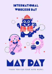 Fun-Filled May Day Flyer