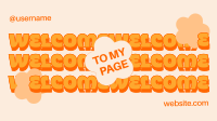 Quirky Welcome to My Page Animation