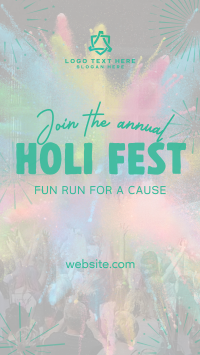 Holi Fest Fun Run YouTube Short