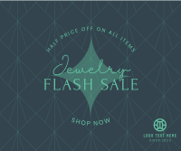 Elegant Jewelry Flash Sale Facebook Post