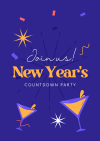 New Year Countdown Poster