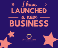 Launched Business Facebook Post