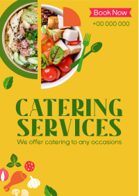 Food Bowls Catering Flyer