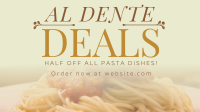 Minimalist Delicious Pasta Video Design