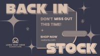 Y2k Back In Stock Animation