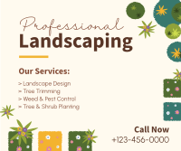 Professional Landscaping Facebook Post