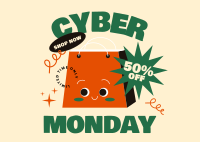 Cyber Monday Sale Postcard