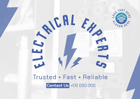 Electric Specialist Postcard example 1