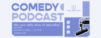Daily Comedy Podcast Facebook Cover