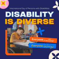 International Day Of Personal Disabilities Instagram Post example 3