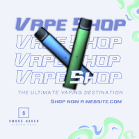 Vaping Elegance Instagram Post Image Preview