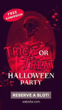 Halloween Trick or Treat Party Instagram Reel