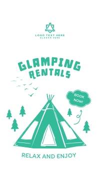 Holiday Glamping Rentals Facebook Story