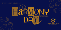 Fun Harmony Day Twitter Post