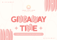 Quirky Giveaway Postcard Design