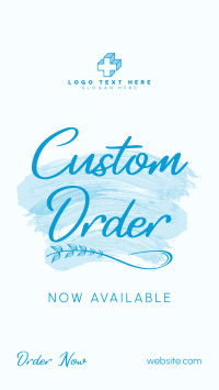 Brush Custom Order Instagram Story