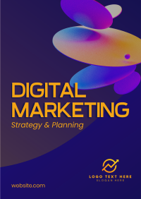 Digital Marketing Plan Poster