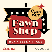 Pawn Shop Sign Instagram Post