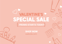 Valentine Sale Postcard Image Preview