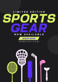 Professional Sporting Goods For Sale Poster